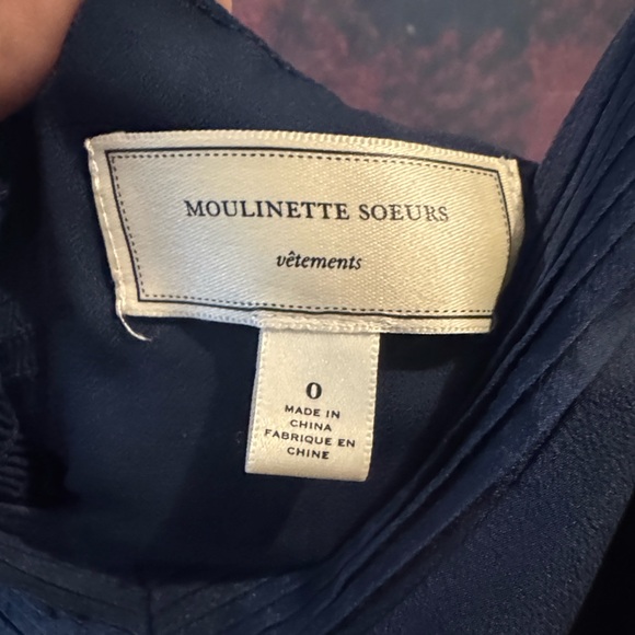 Moulinette Soeurs for Anthropologie Avon Bloom Floral Silk Midi Dress size 0 - Picture 11 of 15